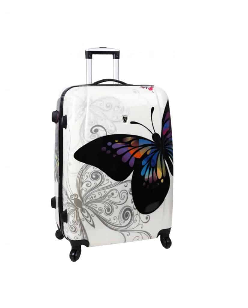 Valise 76 cm 4 roues madisson pas cher papillon