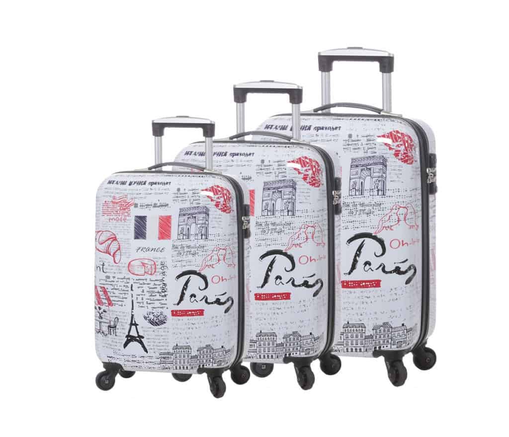 Lot de 3 valises rigides Snowball pas cher 66820F