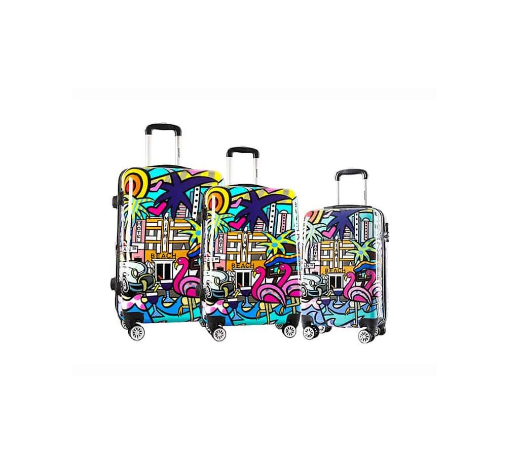 ensemble de 3 valises rigides madisson Miami