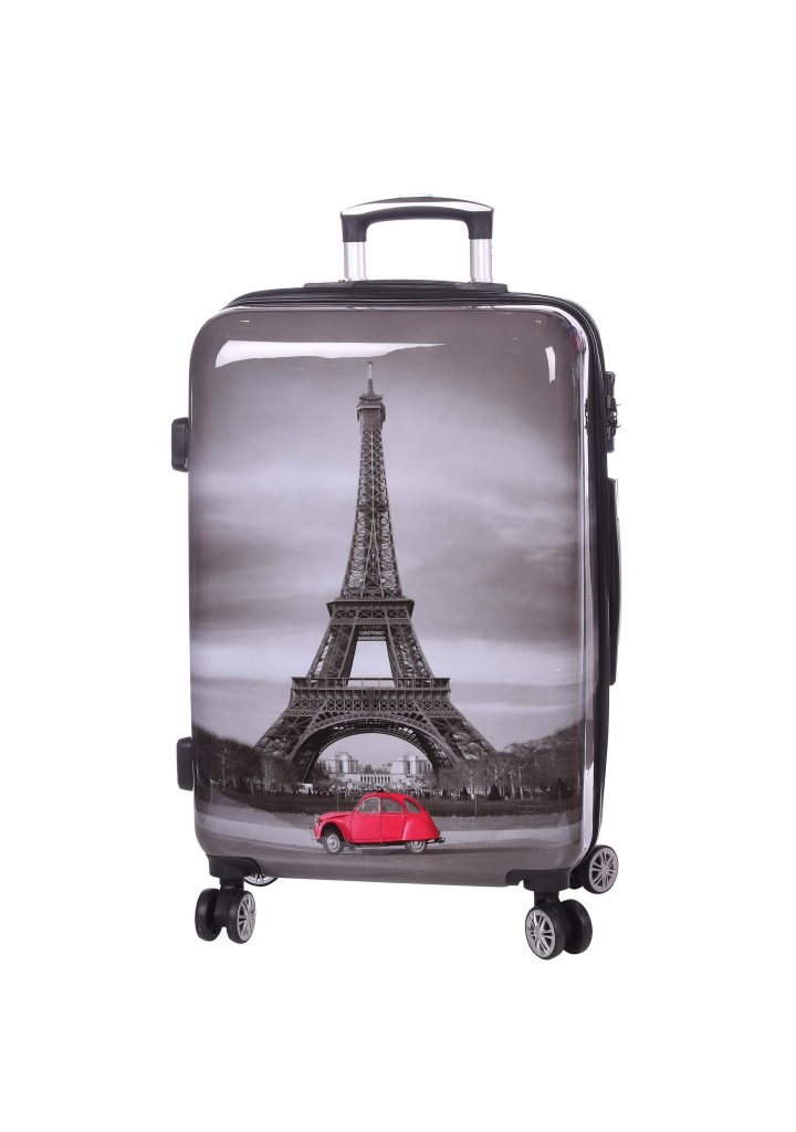 vente de valise rigide 70 cm pas cher Paris tour eiffel
