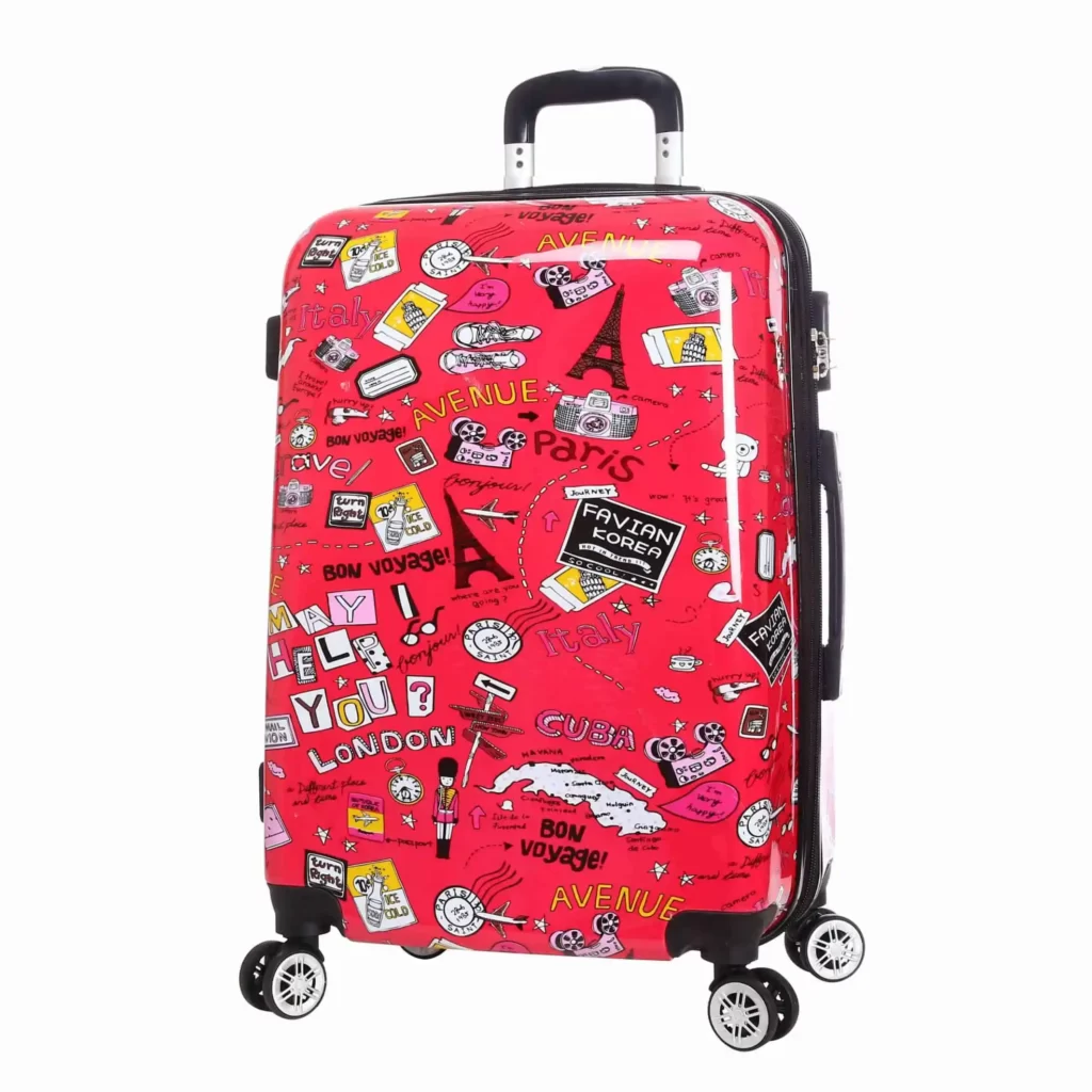 Valise XXL 75 cm rigide madisson rouge polycarbonate