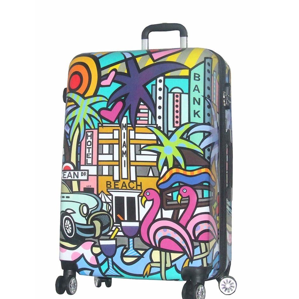 valise 75 cm en polycarbonate pas cher miami madisson