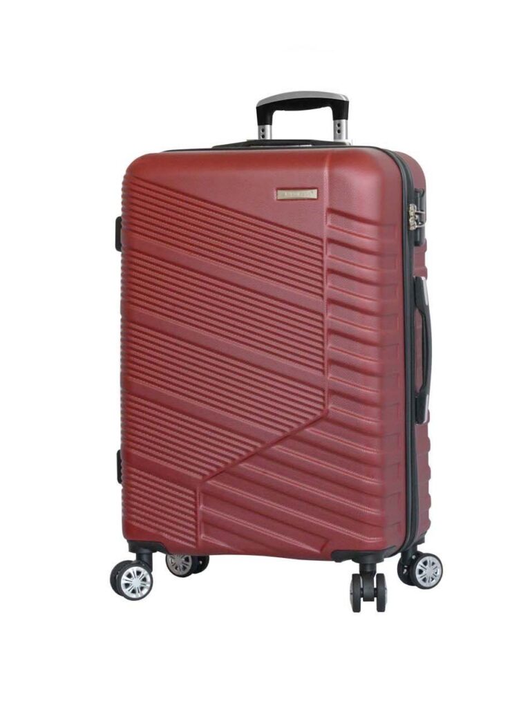 Valise grande taille 75 cm XL bordeaux