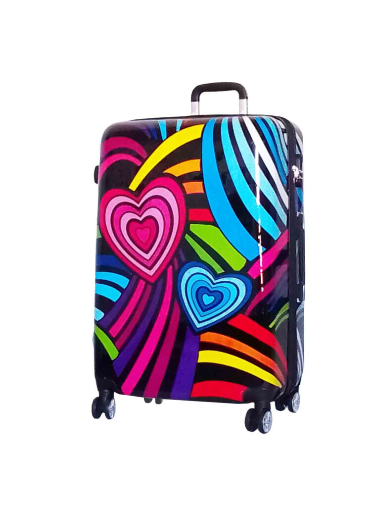 Valise rigide de 75 cm 4 roues Hearts Colors de Madisson