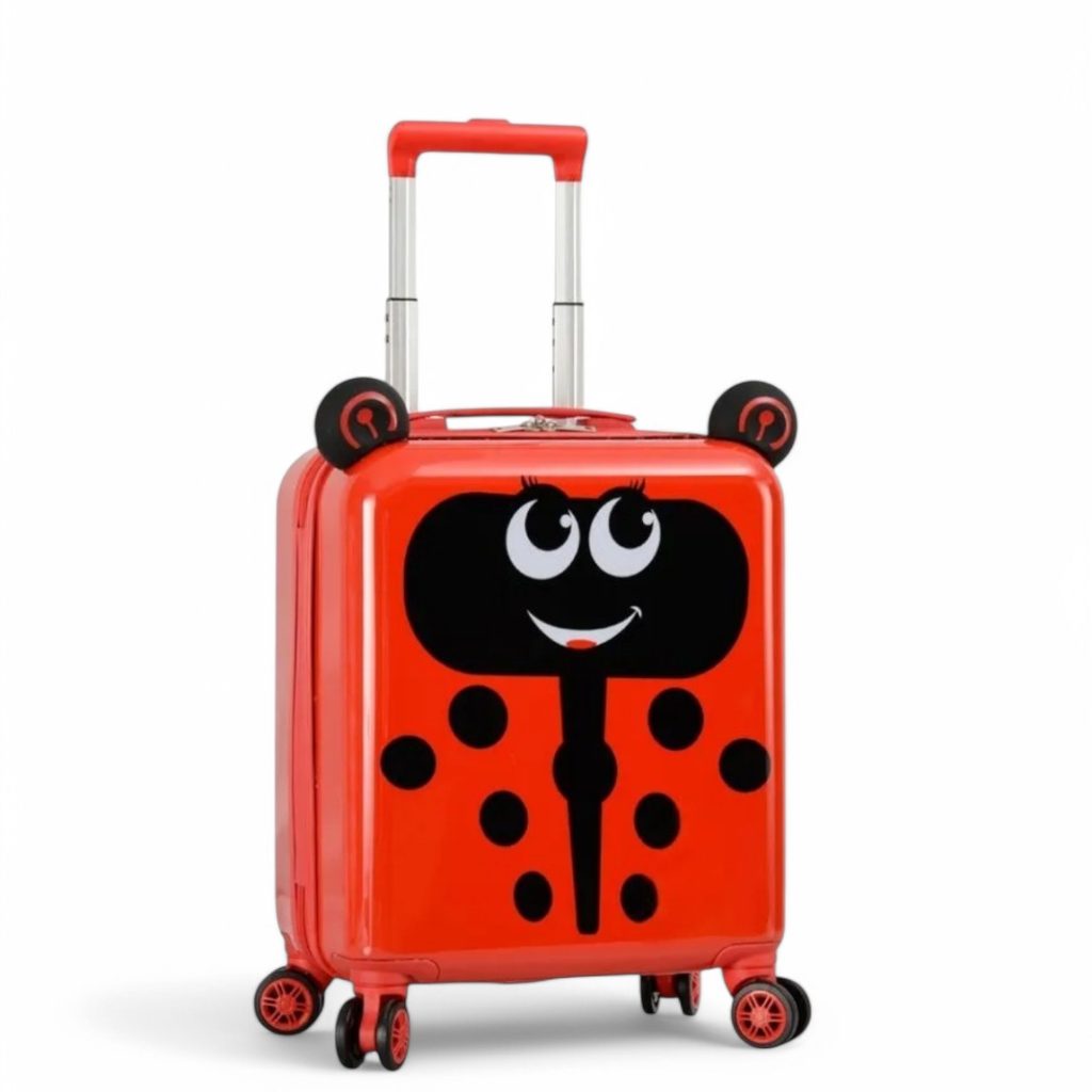 Valise enfant cabine Coccinelle rouge Snowball 32018L