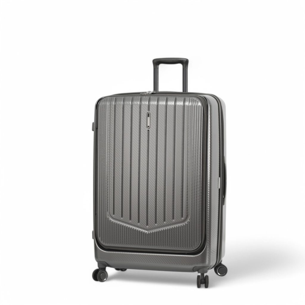 Valise de voyage rigide 77 cm extensible Skyline Snowball gris