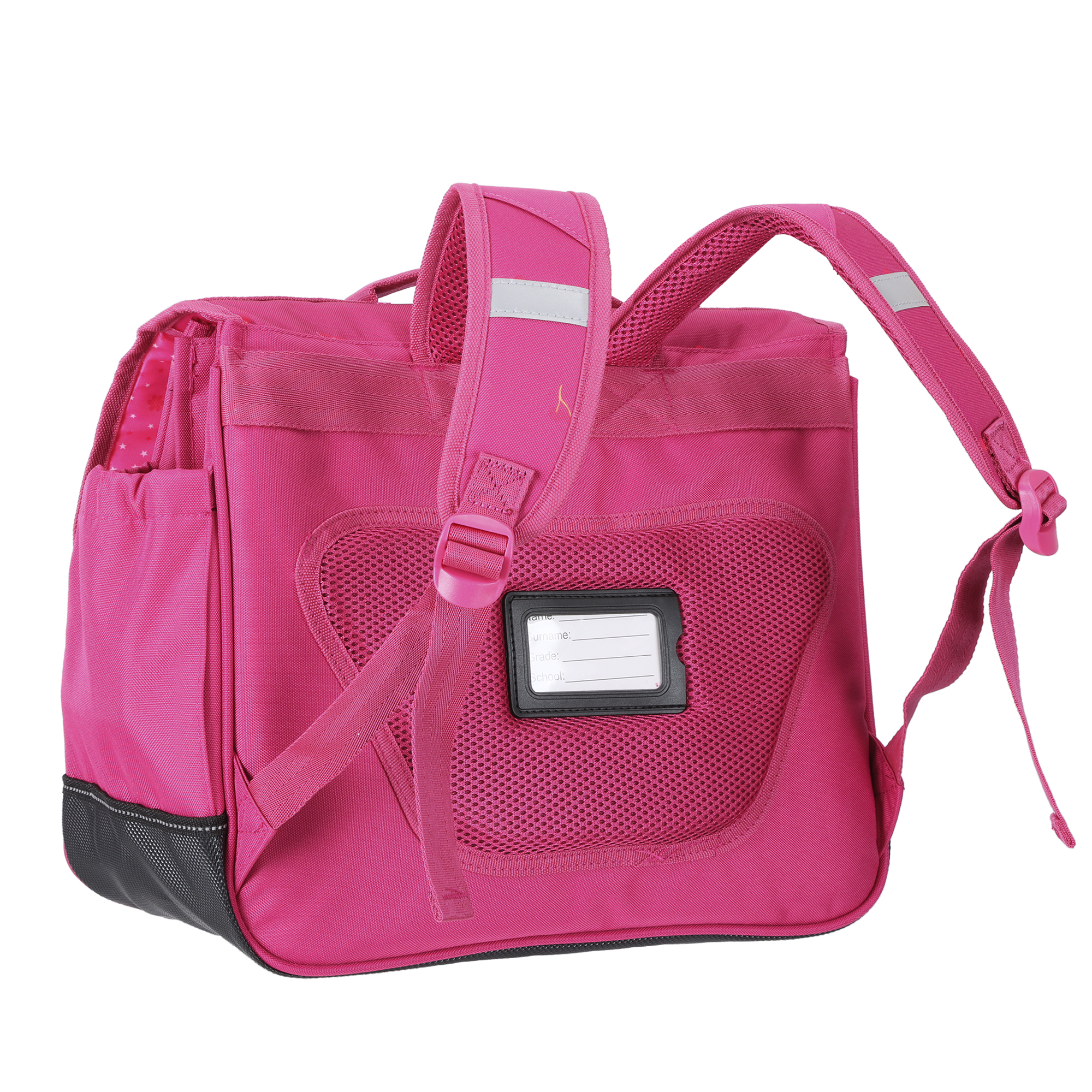 Dos du cartable scolaire fille CE1 CE2 Snowball 61238 avec bretelles réglables et rembourrées
