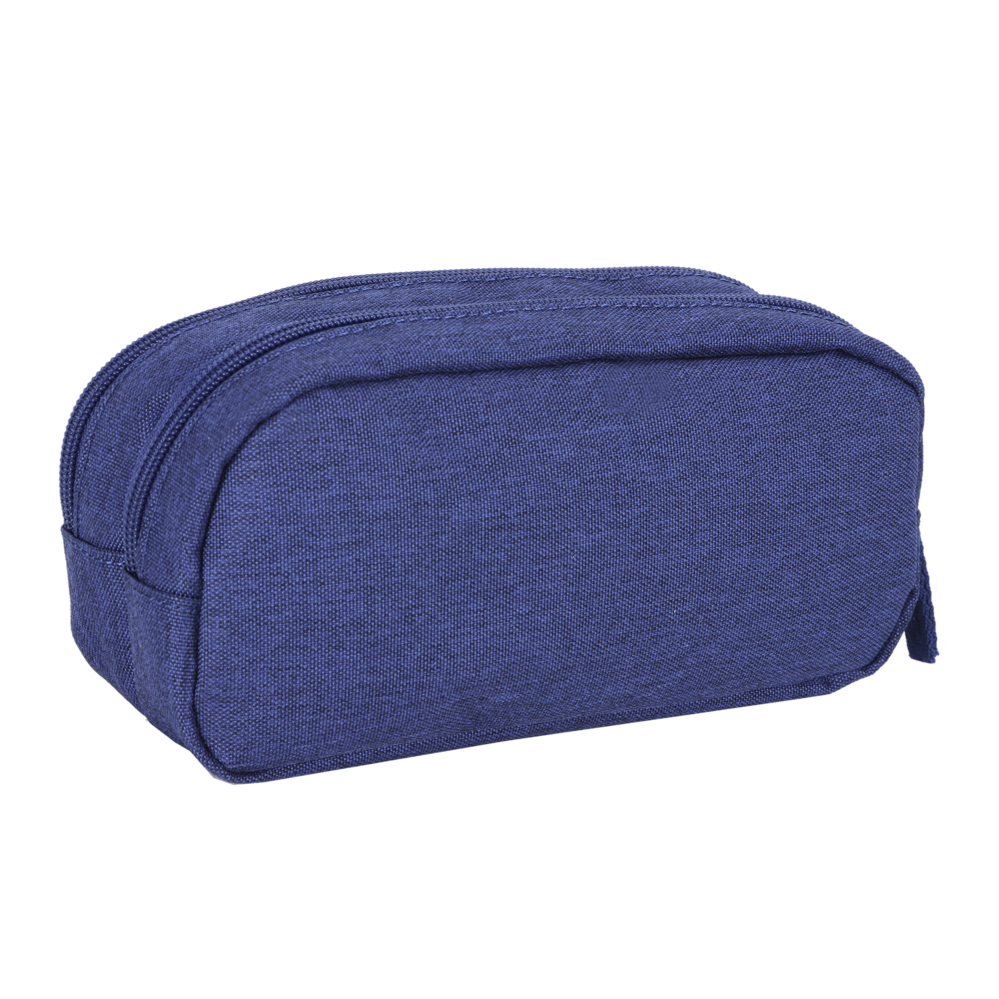 Vue arrière de la trousse scolaire Blue Gamer Snowball en polyester 900D
